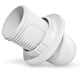 Патрон подвесной E14 с кольцом бел. TOKOV ELECTRIC TKE-C01-PPL/K-14