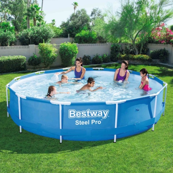 2. Бассейн каркасный BESTWAY Steel Pro 366х76см, 6473л 56706