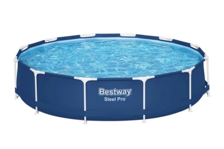 1. Бассейн каркасный BESTWAY Steel Pro 366х76см, 6473л 56706
