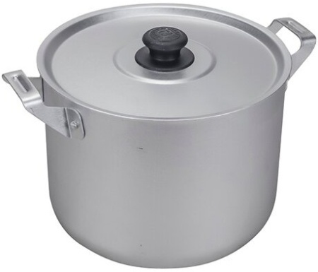 Кастрюля 14045 КЛАССИКА 4,5л 2 ручки, крышка, алюм