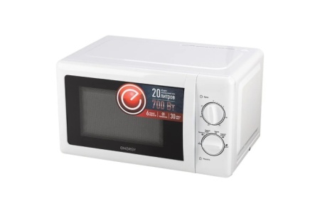 2. СВЧ ENERGY EMW-20704 бел, 20л,700Вт,мех.панель