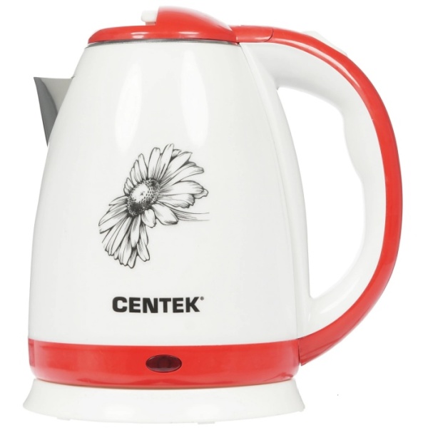1. Чайник Centek CT-1026 1.8л, 2000W, двойной корпус - сталь+пластик
