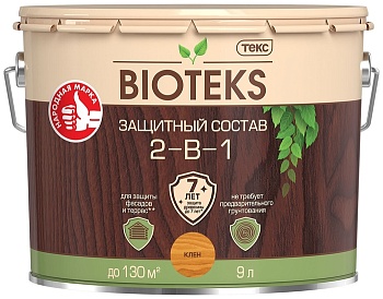 Защитное средство БИОТЕКС КЛЕН 9л 2в1