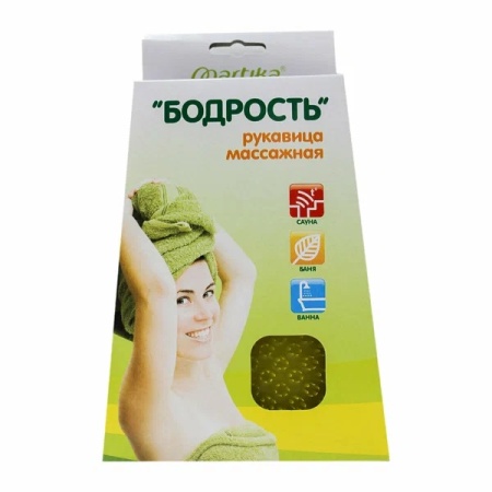 2. Рукавица массажная MARTIKA Бодрость