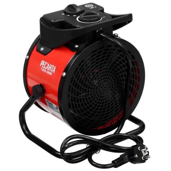 3. Пушка тепловая РЕСАНТА ТЭПК-3000К (керам. элем. кругл.)