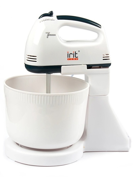 1. Миксер IRIT-5434 150Вт 7скоростей,чаша2,0л,Турбо