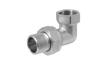 Американка 3/4 RR угловая хром 
