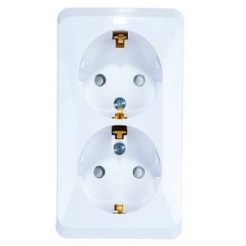 Розетка 2-м СП с/заземл.16А с защ.шторк. ЭТЮД "Schneider Electric"