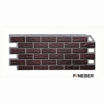 Фасадная панель FineBer Кирпич жженый 