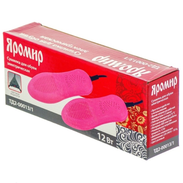 3. Эл.Сушилка для обуви ТД2-00013-1 розовый