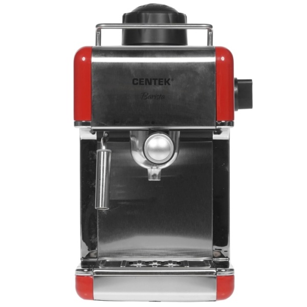 2. Кофеварка Centek CT-1161 эспрессо, капучинатор, 800Вт, 240мл, 3,5 Бар, фильтр, подогрев