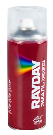 Краска аэрозольная алкидная Rayday RD-033, матовая, 520 мл, RAL 9003, белая