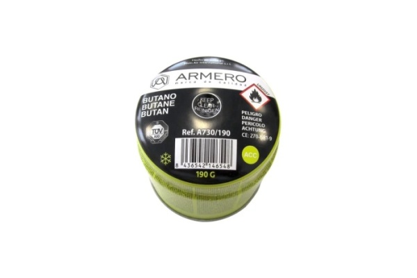 1. Баллон с газом 190г, прокалываемый