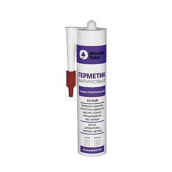 Герметик HOMEMASTER акриловый 260мл. белый