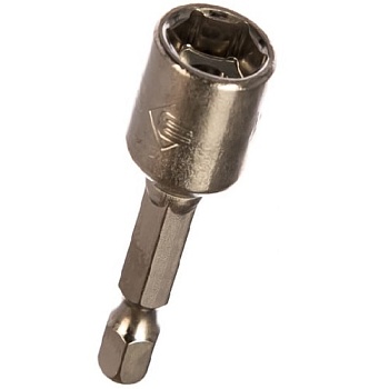 Биты ЗУБР, с торцевой головкой Е 1/4", 10х45мм