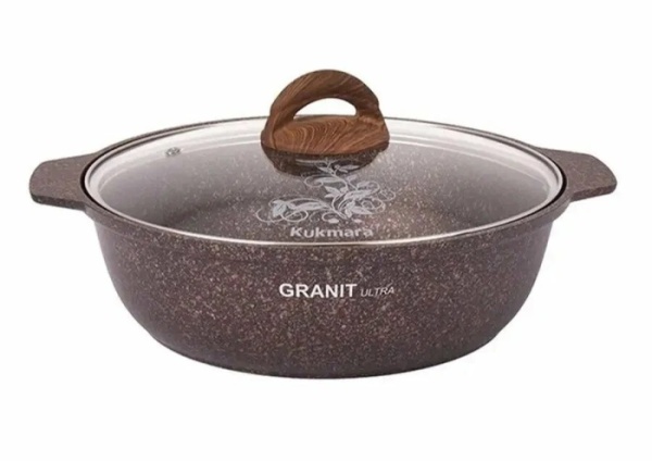 Кастрюля-жаровняGranit ultra(original) жго41а ст.кр.3л