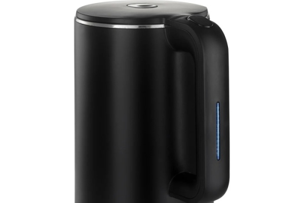 2. Чайник CT-0009 BLACKметалл 1.7л, 2000W, бесшовная колба, двойные стенки