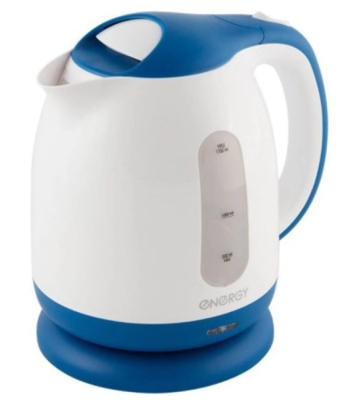 1. Чайник ENERGY Е-293 бело-голуб. 1,7л, 2,2кВт,дис