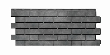 Фасадная панель FineBer Кирпич клинкерный 3Д Коричнево-черный (1,131*0,463мм)