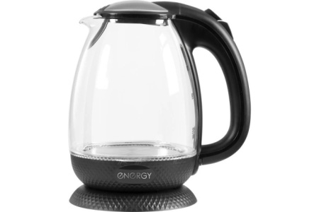 1. Чайник ENERGY E-250 1,7 л,стекло, черный